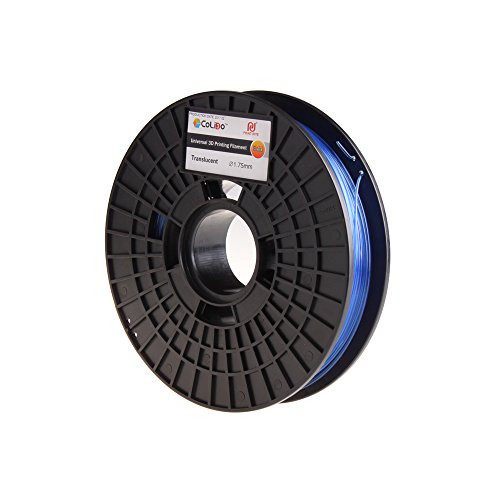 Colido COL3D-LFD010U 3D-Gold Filamento PLA, 1.75 mm, 0.5 kg, Azul Translucido