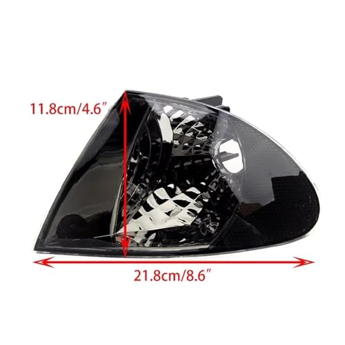 Clignotant avant gauche BMW E46 berline blanc patterned white sans ampoule - 2