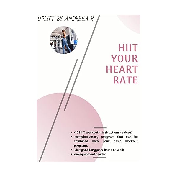 HIIT YOUR HEARTH RATE: 15 HIIT workouts (instructions+ videos). complementary program that can be combined with your basic workout program. designed for gym&home as well. no equipment needed.