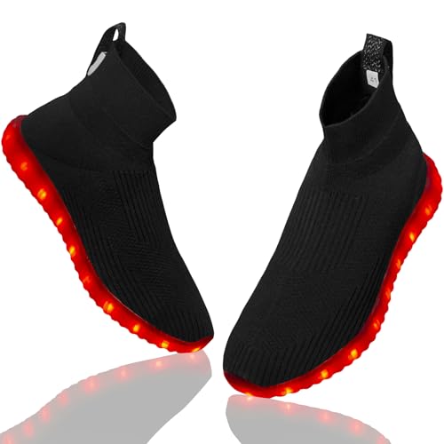 Glotrekz Light Up Shoes For Women Men Usb Charging Unisex Led Shoes Halloween Flashing Dancing Sneakers thumb #7