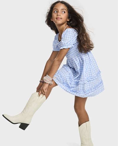Image of The Children's Place girls Floral Smocked Babydoll Dress