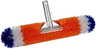 Blue Wave NA315 Brush Around 360-Degree Wall and Floor Pool Brush,Orange/Blue/White,18-Inches