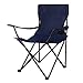 SPRINGOS Chaise de camping pliante avec porte-gobelet, chaise de pêche, chaise de pique-nique en plein air, chaise de plage, jardin (bleu marine)