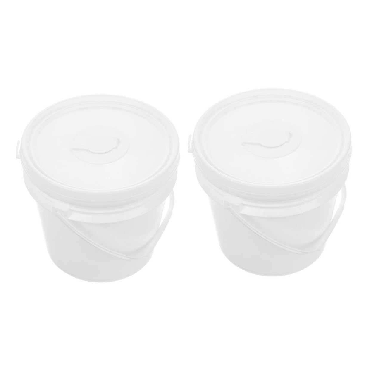 Lot de 2 Boîtes de Lingettes en Plastique Blanc, Grosse Capacité, Fraîcheur Scellée, Pratique à Transporter pour Salle de Bain et Voiture
