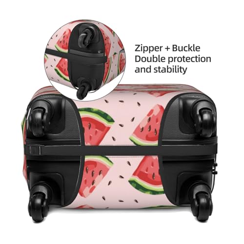 Hand Drawn Watermelon For Travel Luggage Cover Suitcase Protector Fits 18-32 Inch Travel Luggage Protector Elastic Luggage Anti-Scratch Suitcase Cover2