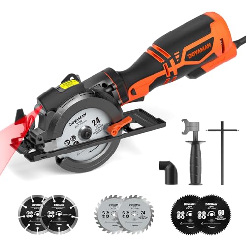 image for DOVAMAN Circular Saw, 5.8A 4-1/2