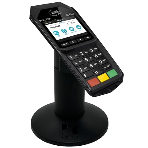Soporte giratorio Ingenico 1500 Pinpad metálico para evitar caídas en el mostrador