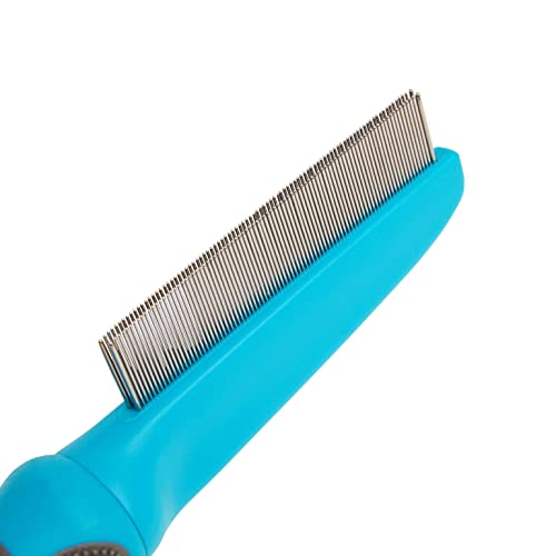Petco Brand Well & Good Prostyle DualRow Flea Comb for Dogs Star