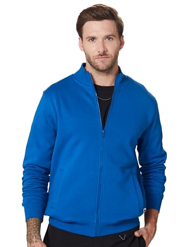 Image of Amazon Brand - Symbol Women's Men's Cotton Blend High Neck Fleece Sweatshirt (Available in Plus Sizes)