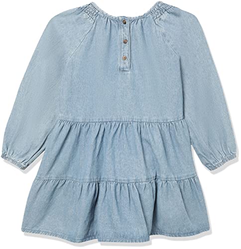 Image of Marks & Spencer Girl's Cotton A-Line Knee-Length Casual Dress