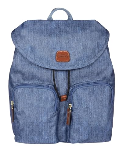 City Backpack Piccolo Bric's X-Travel Jeans petit sac à dos nylon bleu