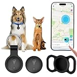Collare GPS Gatto,Tractive GPS per Cani Supporta Sia I Sistemi iOS che Android Intelligenza Monitoraggio Della Posizione in Tempo Reale Batteria a Lunga Durata Localizzatore GPS per Cani-Nero