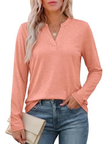 Save 25% on ATHMILE Women's V-Neck Tunic Tops - Use Code STCV22LW