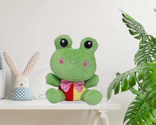 Image of DearJoy Naughty Frog Soft Toy - Green, 25cm