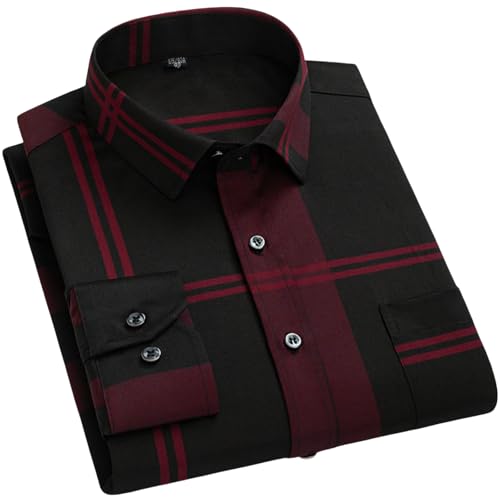 Chemise manches longues homme élastique et anti-plis pour le travail