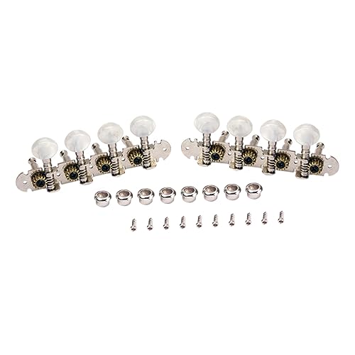 HANABASS 2Pcs Mica Color Guitar Tuning Pegs Durable Machine Heads with Round Button for Electric Guitars Essential Replacement for and More