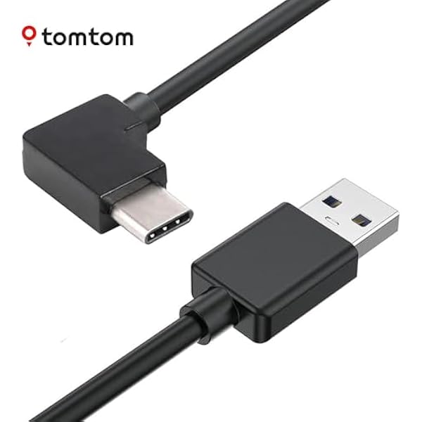 TomTom Автомобильное зарядное устройство с кабелем USB-A USB-C для навигатора 6