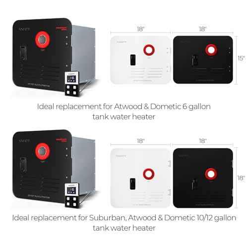 image for FOGATTI RV Tankless Water Heater, InstaShower 8 Plus, Gen 2, with 15 x