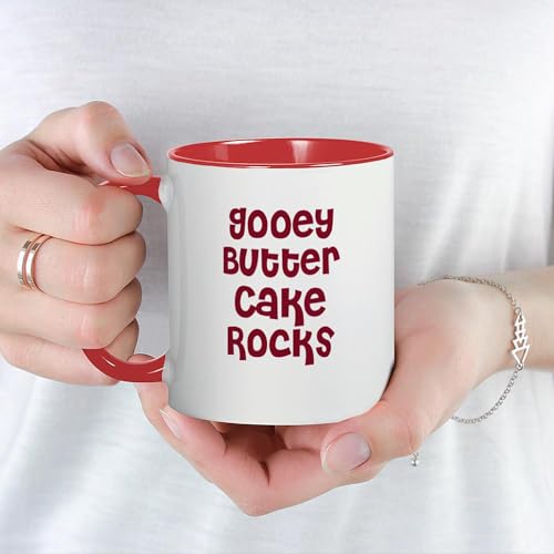 Taza de cerámica 11 oz CaféPress Gooey Butter Cake Rocks miniatura 5