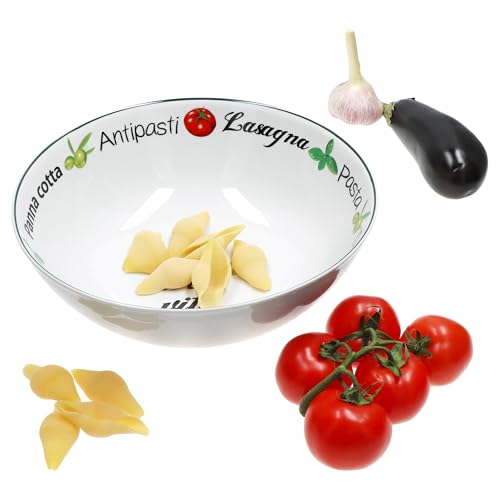 MamboCat Pastaschale I Ø 29,5 cm, 3 Liter I Dekorative große...