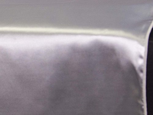 Tela de raso 1,5 m ancho, para decoración de bodas, se vende por metro plata