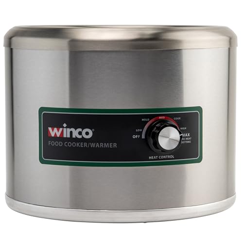 Winco Electric Round Food Warmer/Cooker, 1250W, 120V, 11 Quart by Winco - Used condition - US$83.36