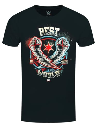 WWE CM Punk Best in The World T-shirt pour homme Noir, Noir , XXL