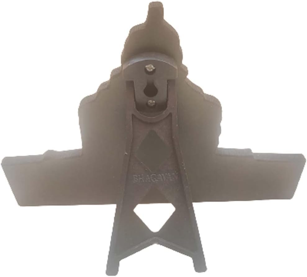 Vils Ujjain Lord Shree Mahakaleshwar Lord Shiva Jyotirlinga Divine Holy Blessing Wood & Plastic Photo Frame Cutout with Backstand for Pooja/Gift (8 X 5.5 inch (Big))