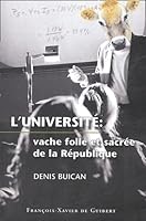 Université, vache folle de la république 2868399304 Book Cover