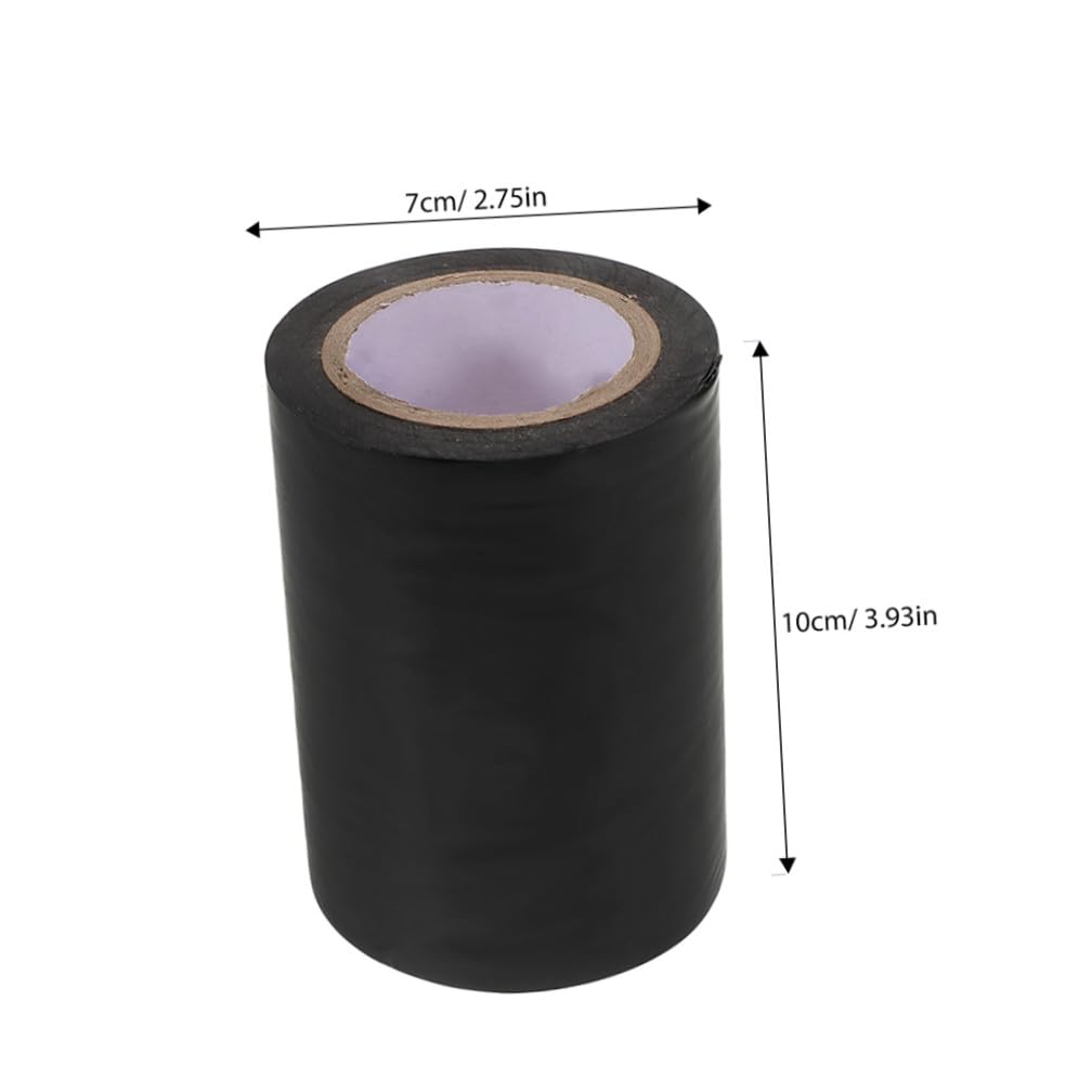 Kichvoe Black Electrical Tape 10cm Wide PVC Insulation Roll for Wiring
