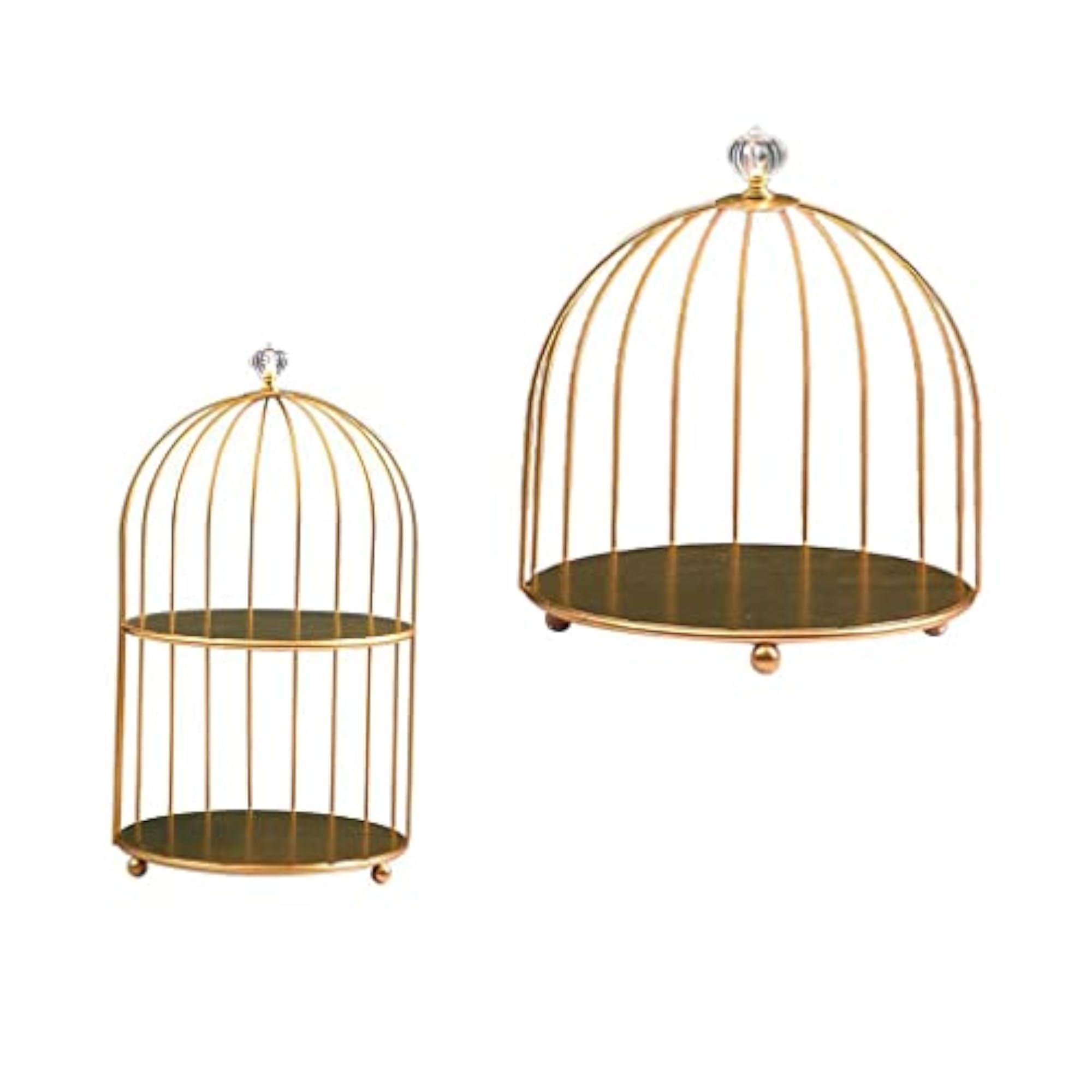 Bird Cage Desktop Perfume Organizer, 1 and 2 Tiers