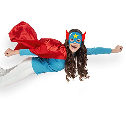 Festiko® 20 Pcs Superhero Eye Masks – Multicolor Hero Theme Party Favors for Kids | Superhero Birthday Decoration Kit for Boys, Girls & 1st Birthday Celebrations