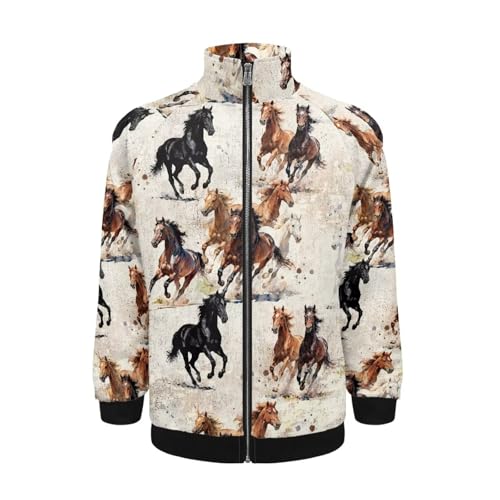 Image of Men's Lightweight Jackets Casual Full Zip Fleece Jacket Men Coats Fashion Long Sleeve Sweatshirt