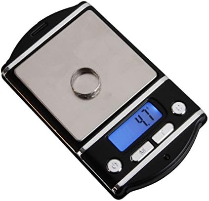 OddBitsnBobs Great Value Pocket Scale 500g/0.1g Portable Digital Pocket Scale for Jewelry/Gold/Weed ML-A03 Black g/oz/dwt/gn