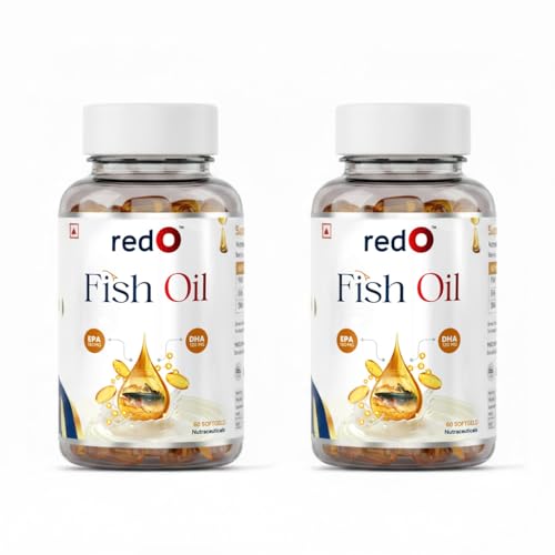 Image of redO Fish Oil Omega-3 2000mg EPA DHA Marine Formula 120 Capsules | deep sea marine fish oil, micro-filtered for quality and purity