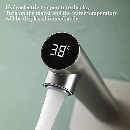 Grifo de lavabo con pantalla digital que evita quemaduras e imprevistos 4