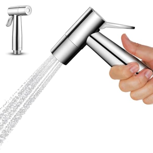 ABS Material Health Faucet Gun | Premium Jet Spray with Chrome Finish, Wall Mount Installation, Easy Grip Design - 1Pc Gun Only - Jacko