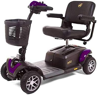 BUZZAROUND EX Extreme 4-Wheel Heavy Duty Long Range Travel Scooter (18-Inch Seat, Purple)