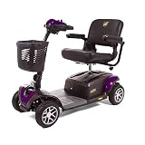 BUZZAROUND EX Extreme 4-Wheel Heavy Duty Long Range Travel Scooter (18-Inch Seat, Purple)