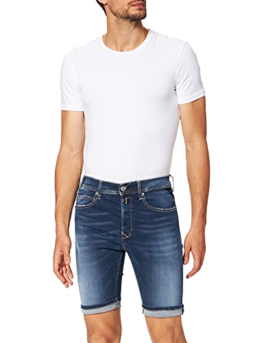REPLAY RBJ.901 Short Pantalocini Denim, 007 Blu