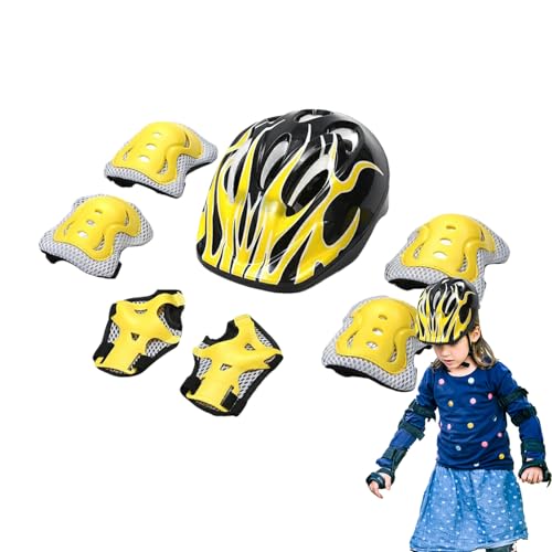Casco y almohadillas de seguridad infantil para breakdancing y patineta de niños