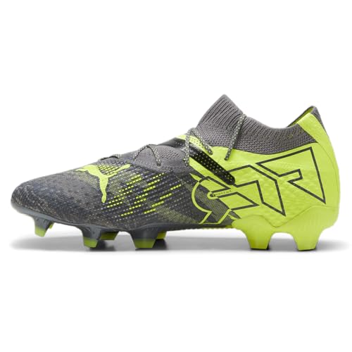 PUMA Mens Future 7 Ultimate Rush Firm GroundArtificial Ground Soccer Cleats Cleated, Firm Ground - Green, Grey3