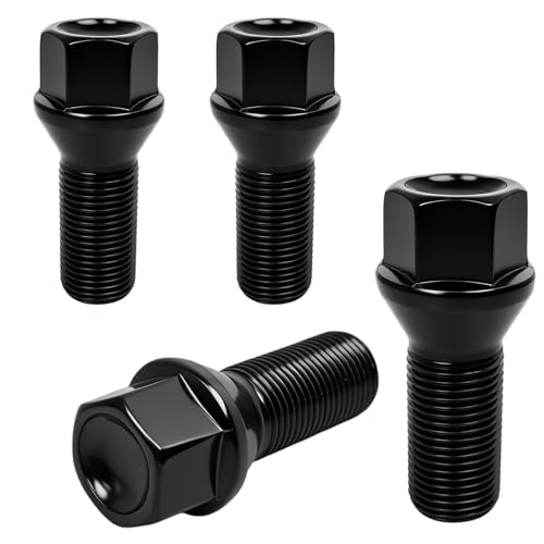 Lot de 4 Boulons de Roue M14x1,25 Goujon Voiture Goujon de Roue Compatibles avec BMW 1 2 3 4 5 6 7 8 Series 220i 225i 320i 20i 28i 36136781151