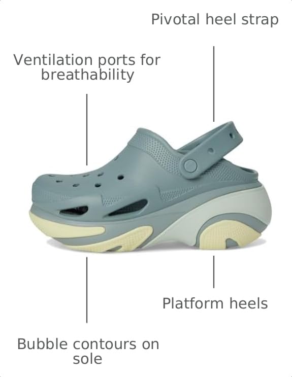 Image of Crocs Bubble Crush Clogs