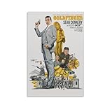 CJTVMMD Thriller Action Movie Goldfinger Wall Art Posters For Room Aesthetic Poster For Bedroom Kitchen Living Room Bathroom Office Decor 24x36inch(60x90cm) Unframe-Poster