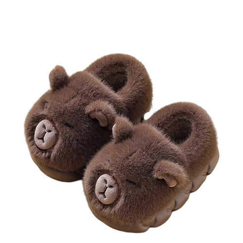 Genérico Zapatillas de Estar por Casa Niño Niña Invierno Pantuflas de Cálido Suave Algodón Antideslizante