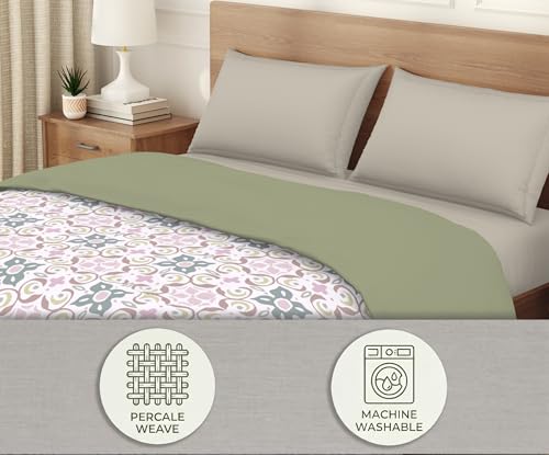 Image of Welspun Arlo Double Bed Quilt Comforter, 2-in-1 Reversible, Lightweight AC Quilt Blanket, Soft Breathable Microfiber for All Seasons & Winter Use, 200x200 cm Double Bed Quilt, Blush