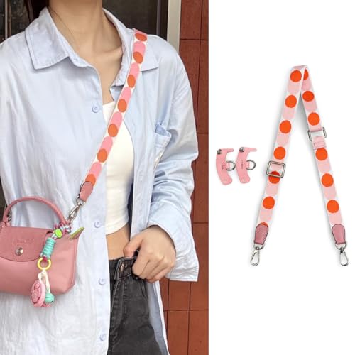 Image of Jiesinlov Canvas Purse Straps Replacement Crossbody Adjustable Shoulder Strap for MINI Bag or Replay