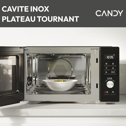 Candy CMCA29EDLB Four Micro ondes Gril Combiné à Chaleur Tournante Grande Capacité Menus Pré Programmés Nettoyage Auto Programmateur digital Fonction décongélation - vue 6