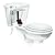 Fluidmaster 507A 2-Inch Universal Toilet Flush Valve And Flapper Replacement